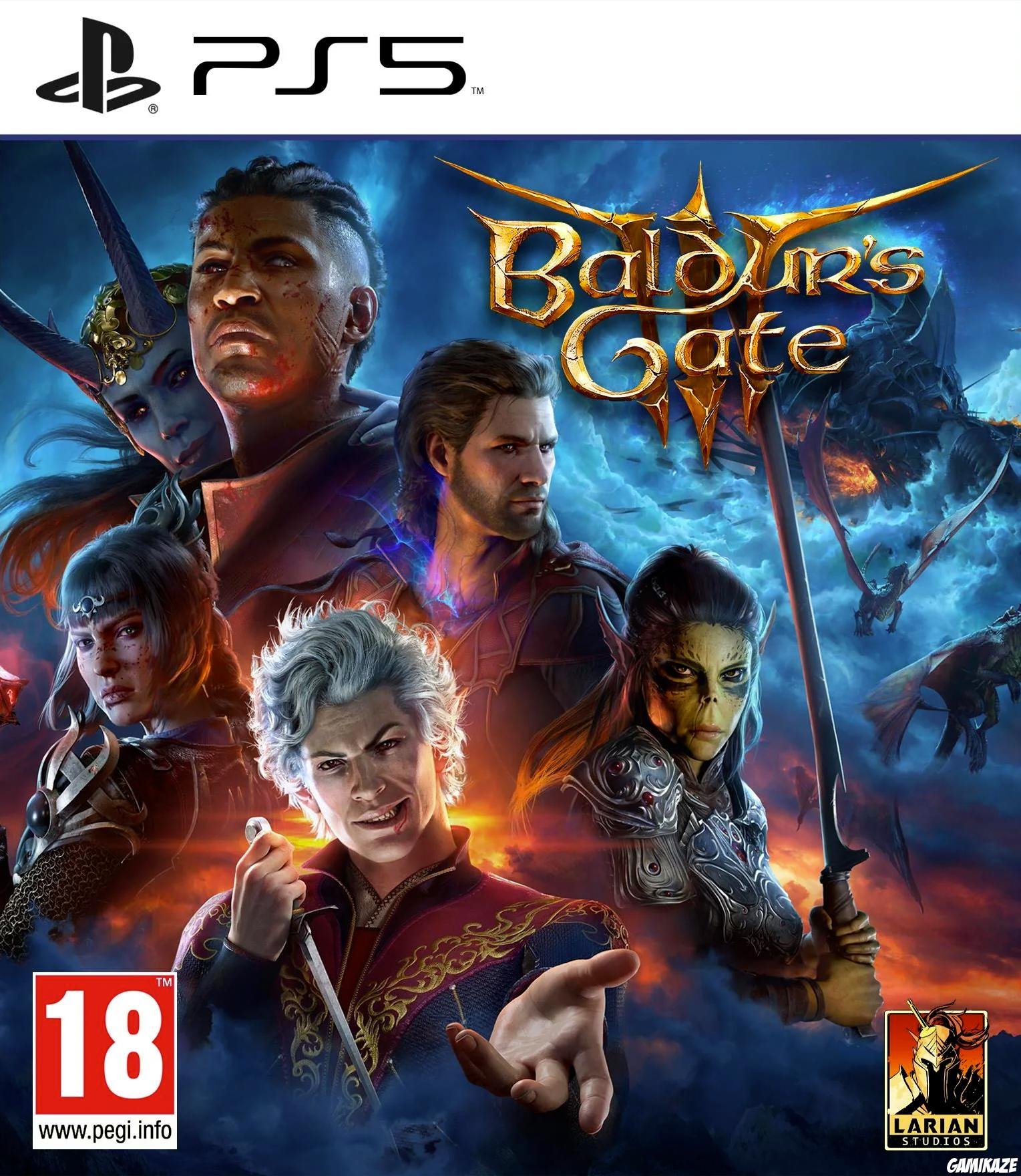 Baldur's Gate 3 RPG cover art