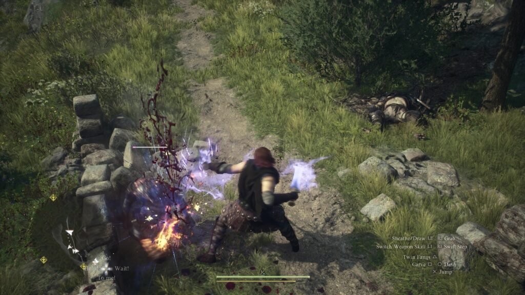 Dragon's Dogma 2 open-world combat gameplay
