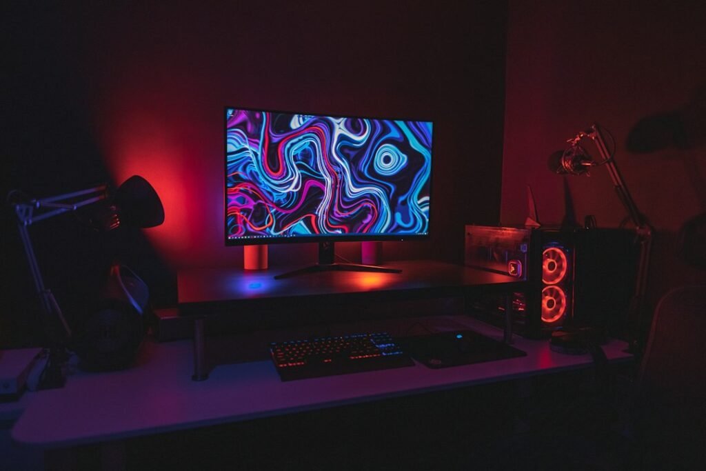 Gaming setup representing this week's video game releases